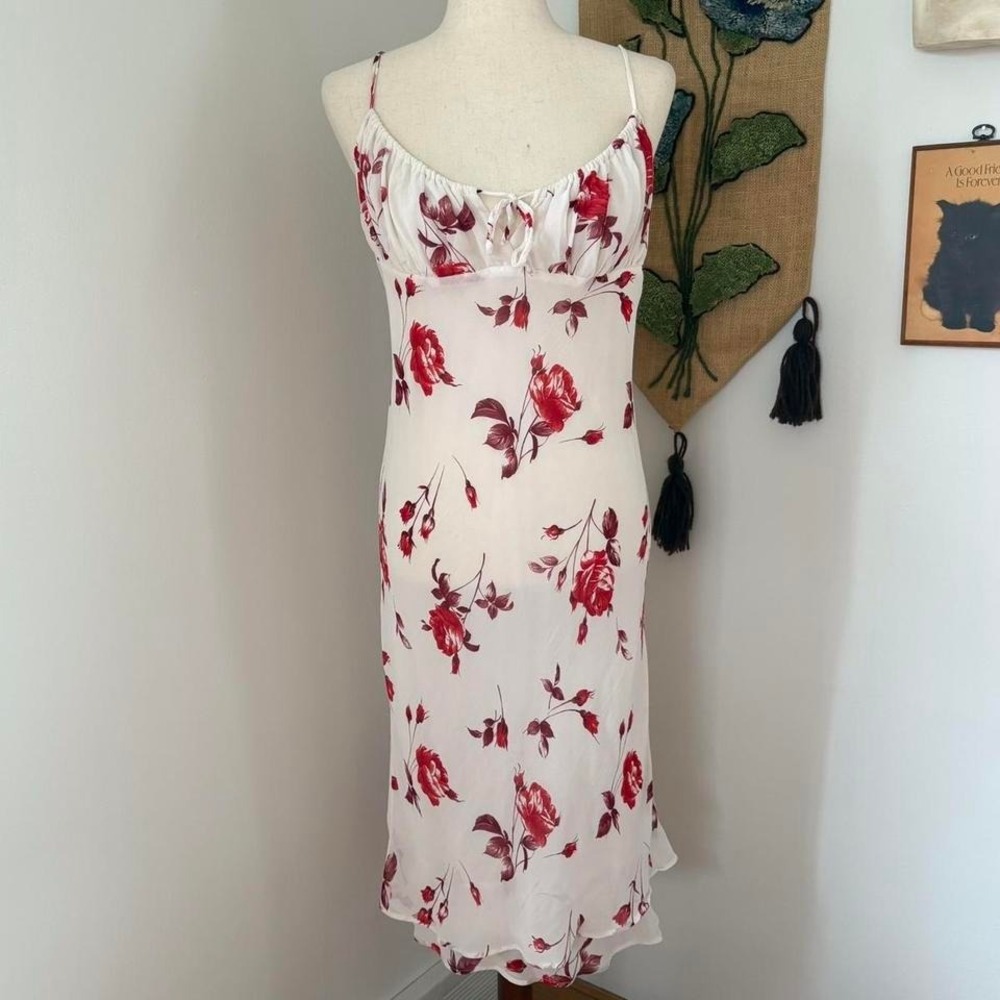 Euro Floral Midi Dress